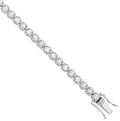9ct White Gold 3.00ctw Lab Grown Diamond Tennis Bracelet WGI Certified