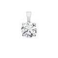 18ct White Gold 2.00ctw Lab Grown Diamond Pendant IGI Certified