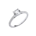 18ct White Gold 1.15ctw Lab Grown Diamond Ring IGI Certified