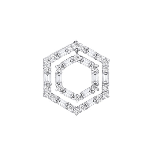 18ct White Gold 0.56ctw Pendant