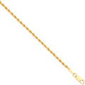 9ct Yellow Gold 2.0mm Hollow Rope Chain