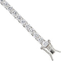 Sterling Silver 4.2mm Cubic Zirconia Tennis Baby 6" Bracelet