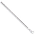 9ct White Gold 2.0mm Traditional Classic Curb Chain