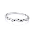 Timeless Rubover set Cubic Zirconias Ladies J-Jaz Bangle