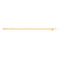 9ct Yellow Gold Anchor Ladies Bracelet