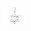 Sterling Silver Star of David Pendant
