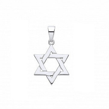 Sterling Silver Star of David Pendant