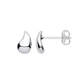 Sterling Silver Small Teardrop Studs