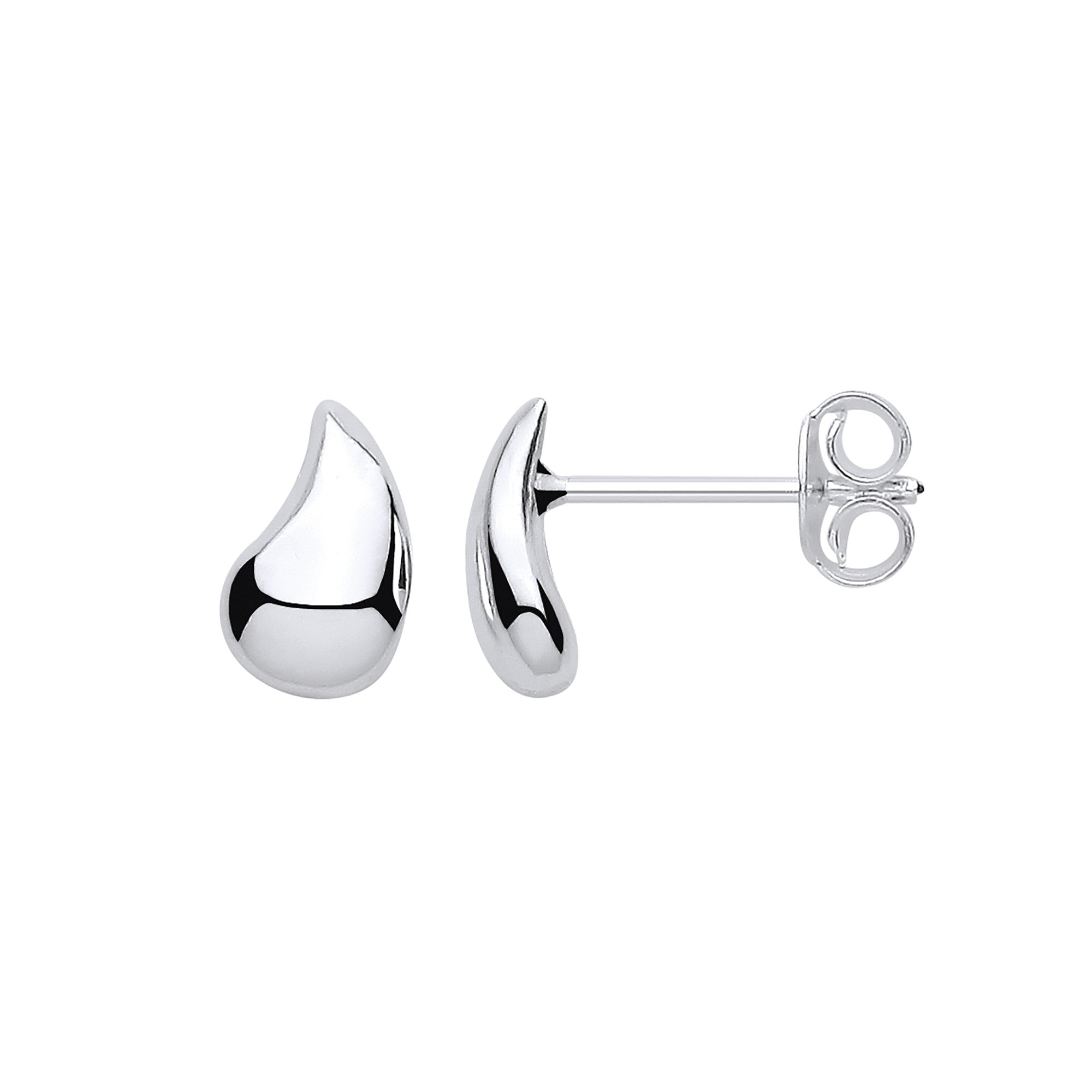 Sterling Silver Small Teardrop Studs