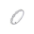 18ct White Gold 0.40ctw Half Eternity Ring