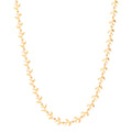 9ct Yellow Gold Leaf with Olives Motif Necklace/Bracelet