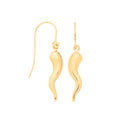 9ct Yellow Gold Horn of Life Earrings