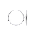 Sterling Silver 30mm Hoop Earrings