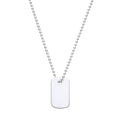Sterling Silver Dog Tag