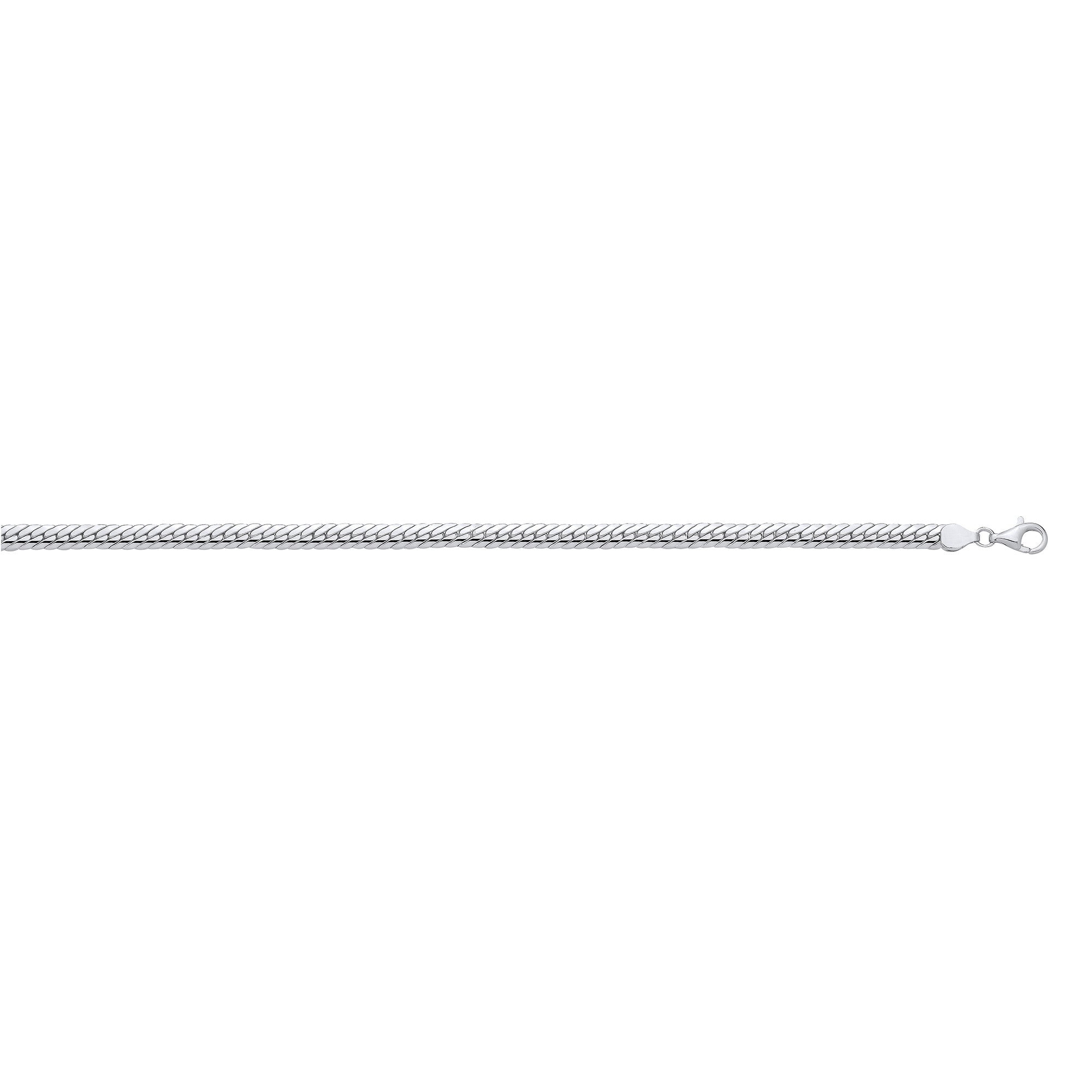 Sterling Silver 5.8mm Herringbone Chain/Ladies Bracelet