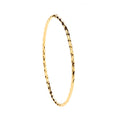9ct Yellow Gold Round 2.5mm Twist Bangle