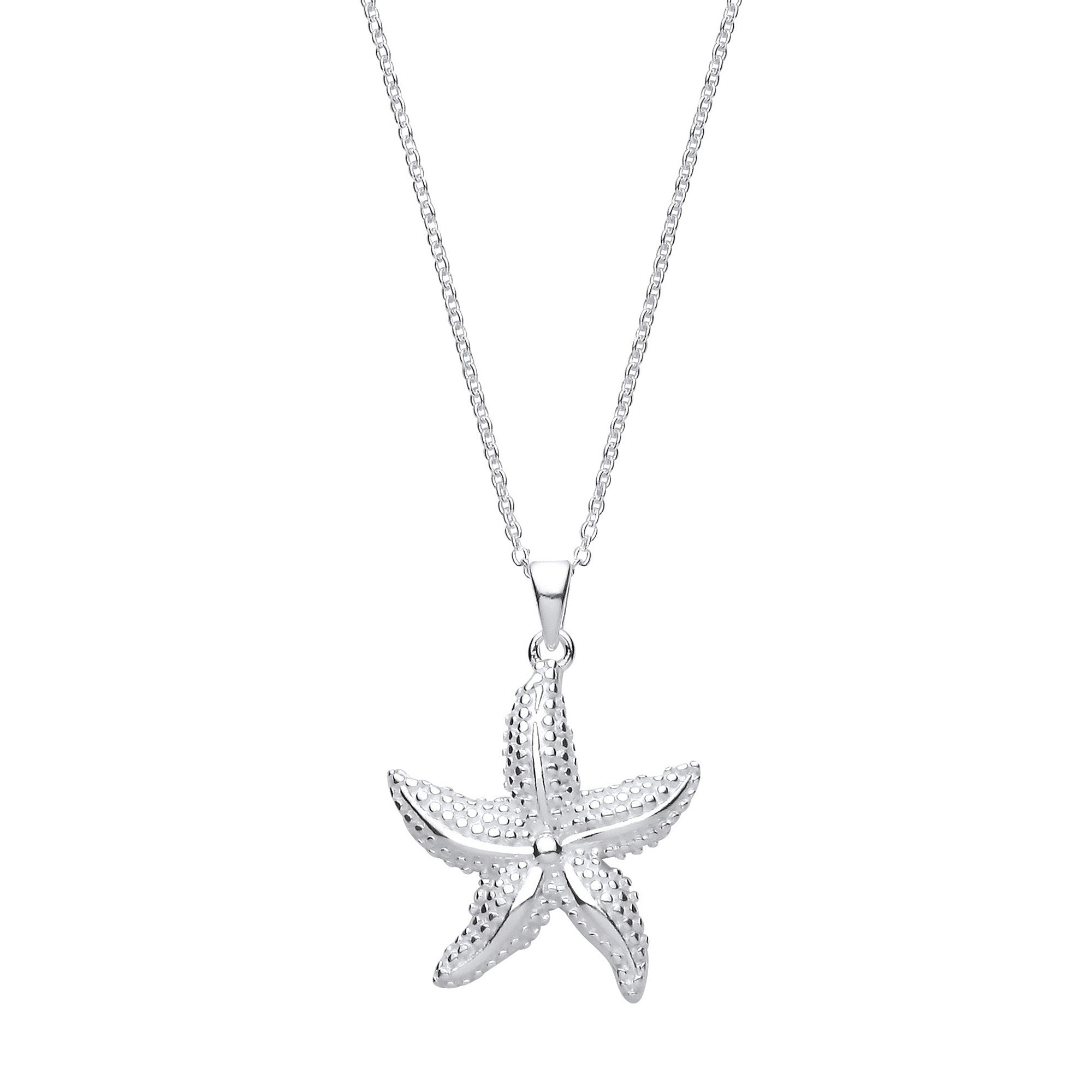 Starfish Sterling Silver Necklace