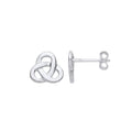 Sterling Silver Celtic Knot Stud Earrings