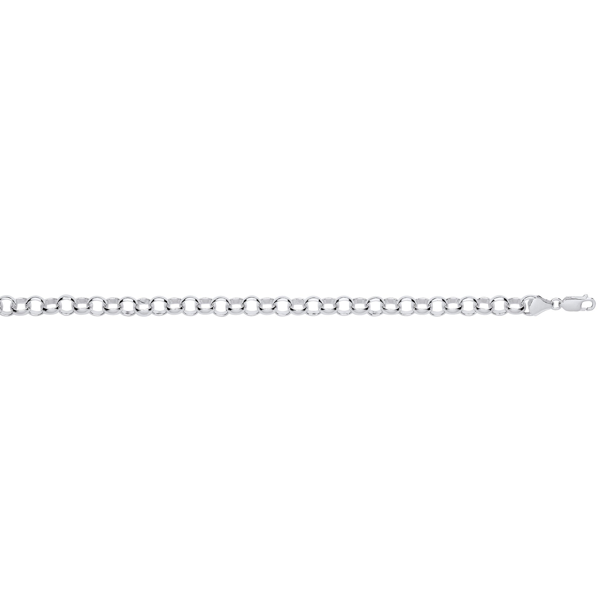 Sterling Silver 8mm Round Belcher Chain