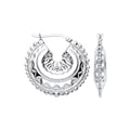 Sterling Silver Round 30mm Creole
