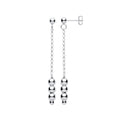 Sterling Silver Beads Drop Earrings