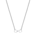 Sterling Silver Infinity Pendant Chain/Bracelet