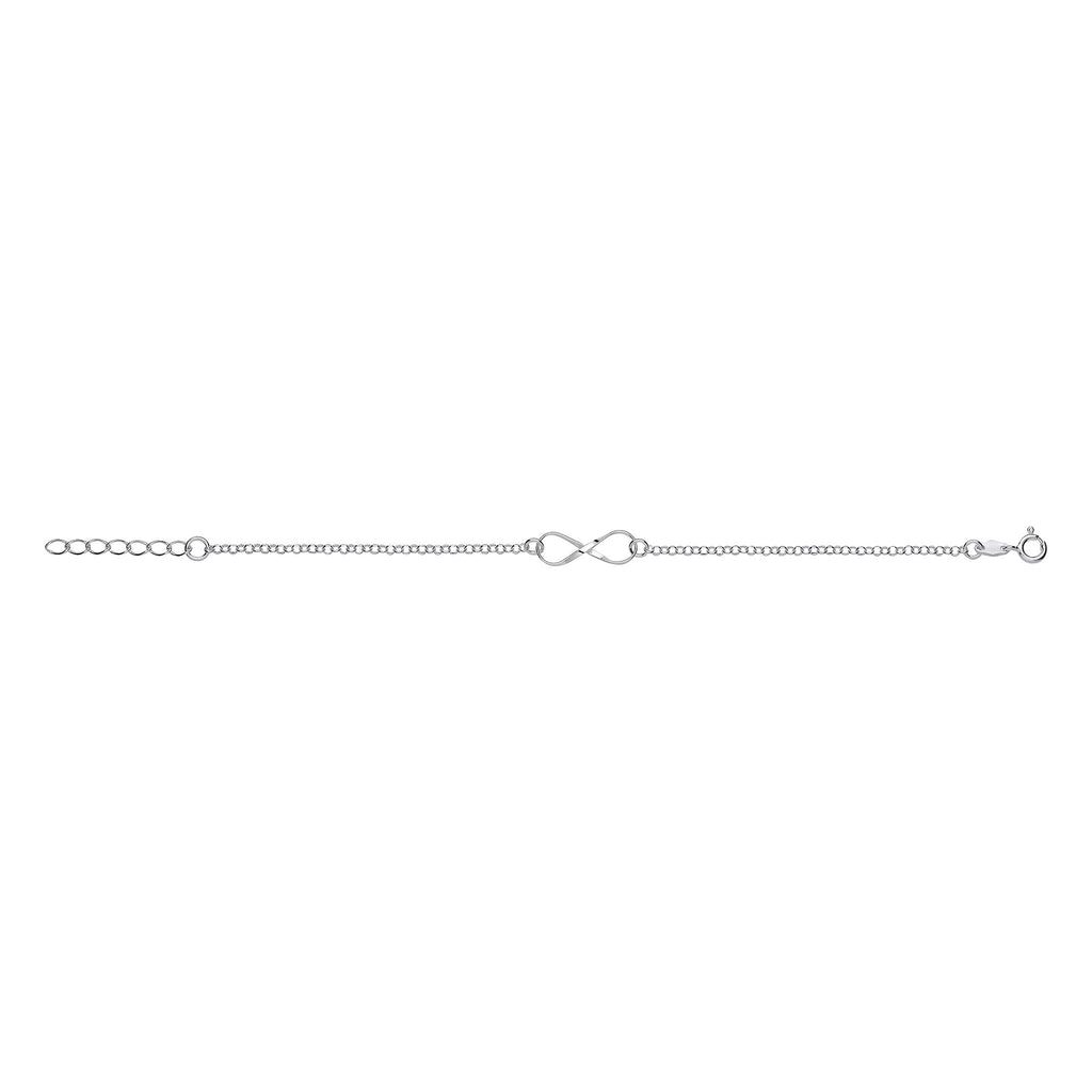 Sterling Silver Infinity Pendant Chain/Bracelet