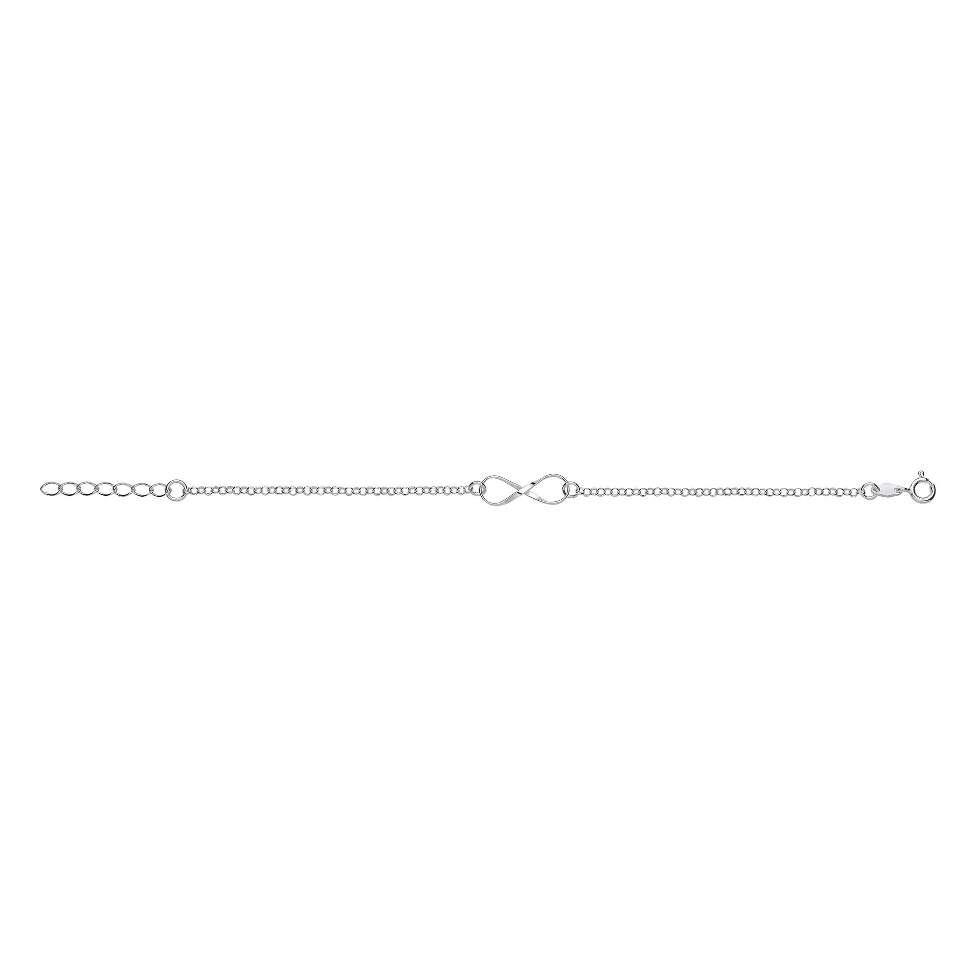 Sterling Silver Infinity Pendant Chain/Bracelet