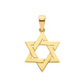 9ct Yellow Gold Star of David Pendant