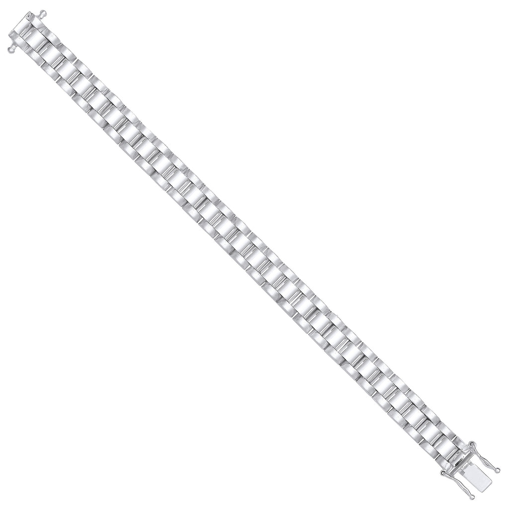 Sterling Silver 8mm Fancy Link Kids Bracelet