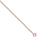 9ct Rose Gold 1.6mm Round Belcher Chain