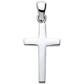 Sterling Silver Solid Plain Cross