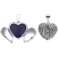 Sterling Silver Angel Wings Locket