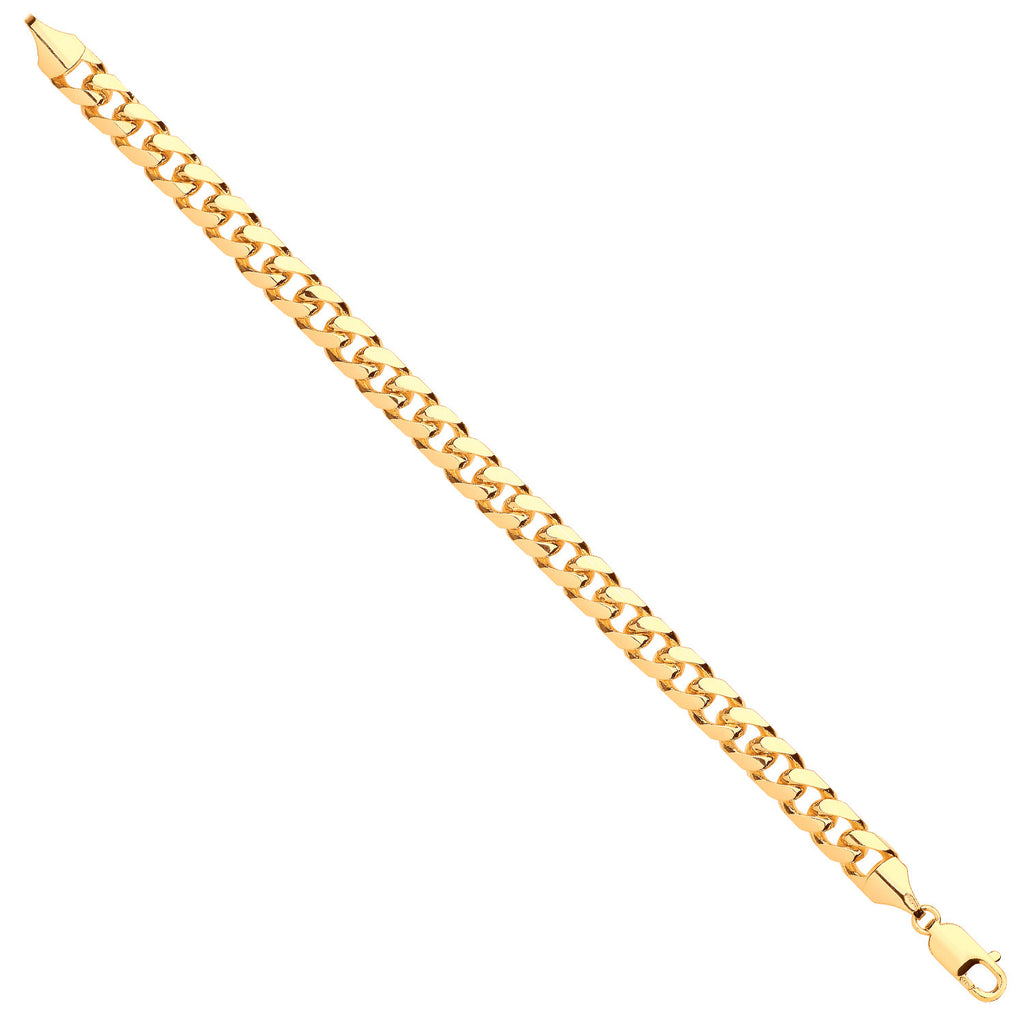 9ct Yellow Gold Miami Link 8.3mm Chain