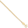 9ct Yellow Gold 2.0mm Round Hollow Belcher Chain