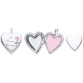 Sterling Silver Cremation Heart Locket