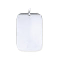 Sterling Silver Solid Dog Tag Pendant