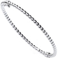 Sterling Silver Bead Ladies Bangle