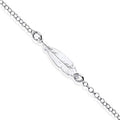 Sterling Silver Feather Anklet