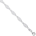 Sterling Silver Filigree Ladies Bracelet