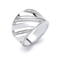 Sterling Silver Cubic Zirconia Fancy Ring