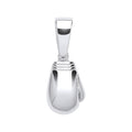 Sterling Silver Plain Boxing Glove Drop Pendant