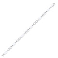 Sterling Silver Fancy Link & Plate Chain