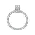 Sterling Silver Eternity Cubic Zirconia Pendant