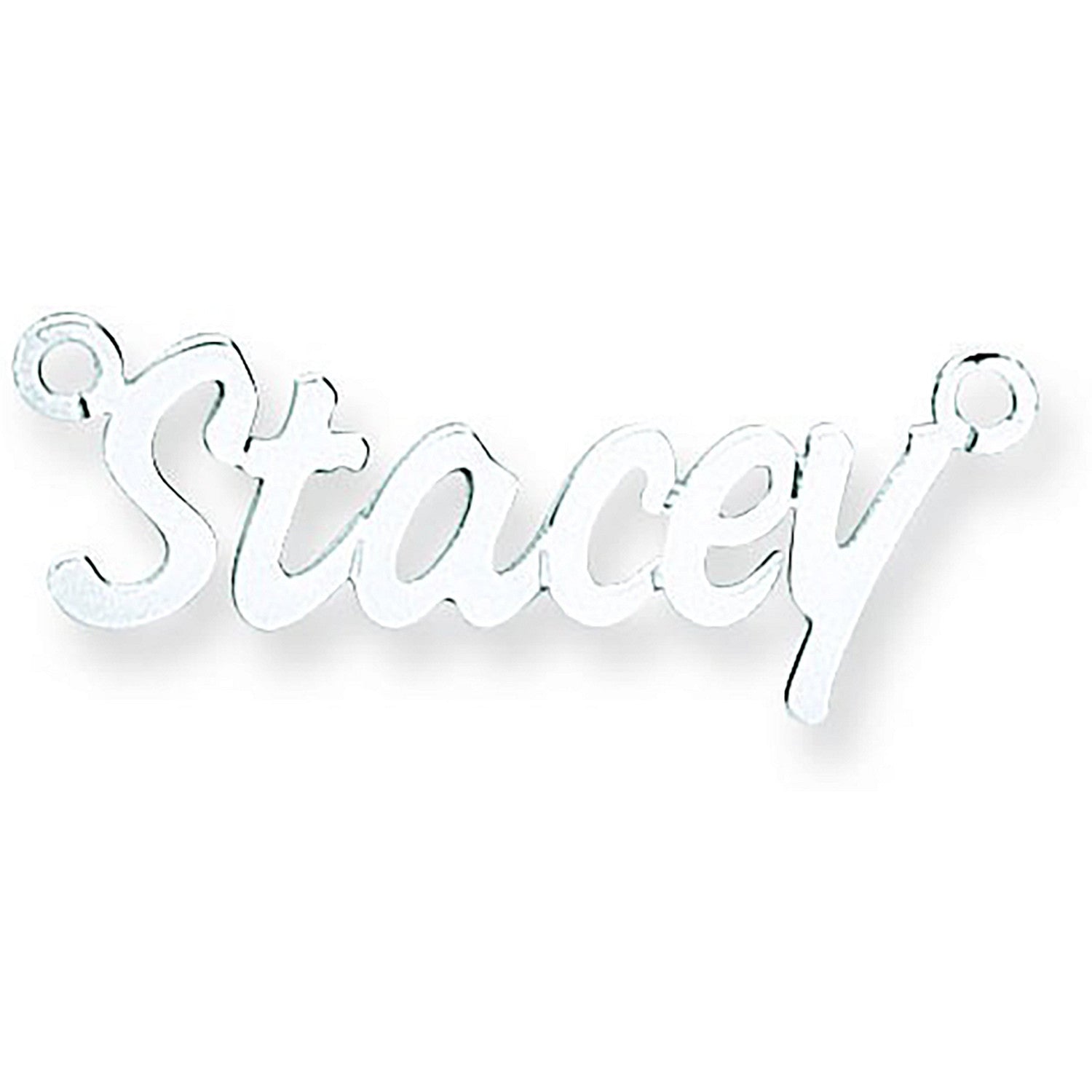 Sterling Silver Challenge Nameplate with 16"/18"/20" chain