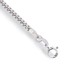 9ct White Gold 2.0mm Traditional Classic Curb Chain