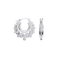 Sterling Silver 20mm Fancy Creoles