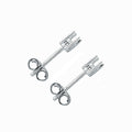 9ct White Gold Earrings Mount 0.15ctw