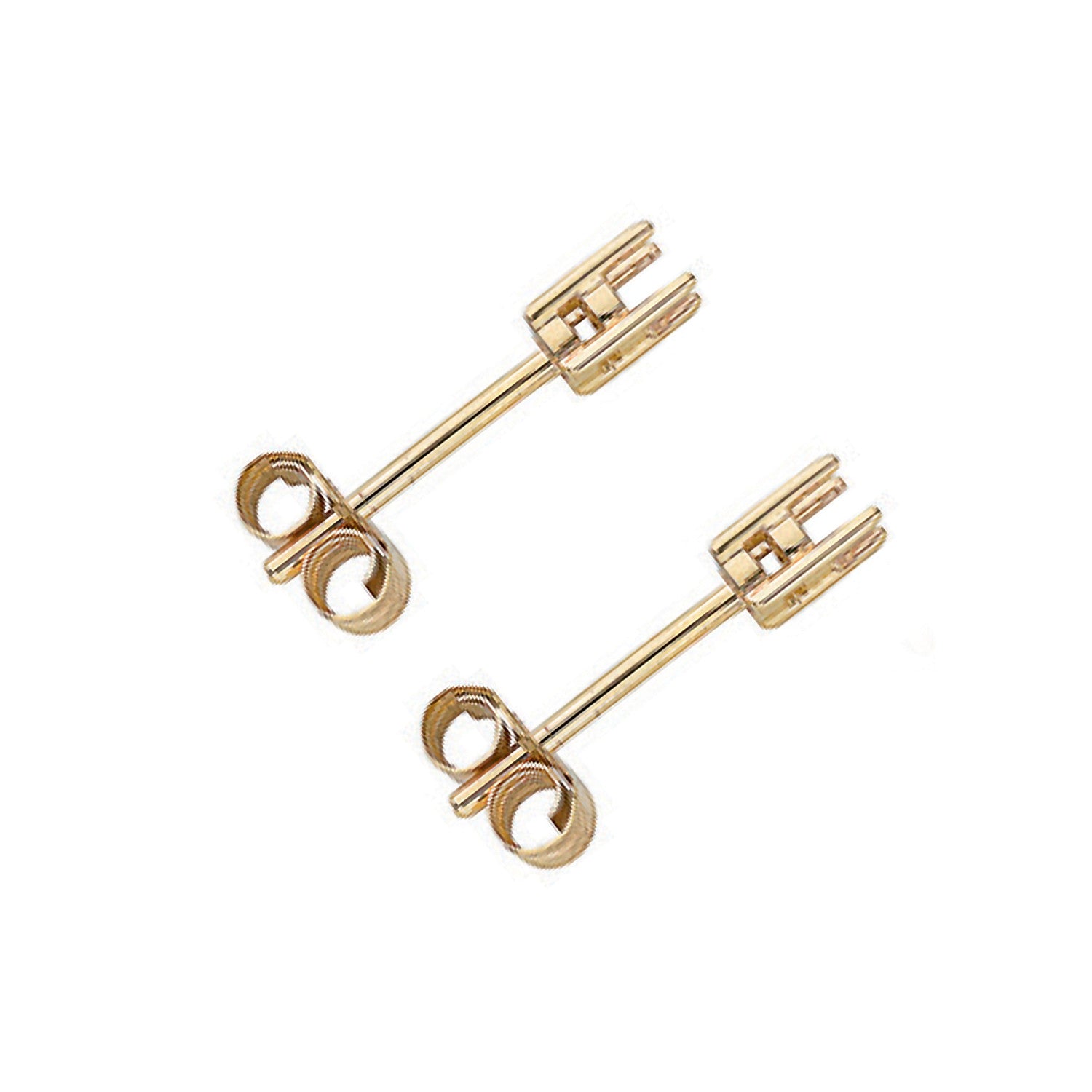9ct Yellow Gold Earrings Mount 0.15ctw
