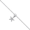 Sterling Silver Starfish Anklet